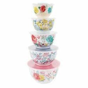 DESCRIPTION: (1) MIXING BOWL SET BRAND/MODEL: PIONEER WOMAN RETAIL$: $24.96 EA QTY: 1