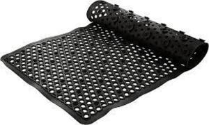 DESCRIPTION: (1) BATH MAT INFORMATION: BLACK RETAIL$: $12.58 EA SIZE: 28X16 QTY: 1