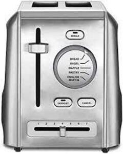 DESCRIPTION: (1) TOASTER BRAND/MODEL: CUISINART INFORMATION: STAINLESS RETAIL$: $60.00 EA SIZE: 2 SLICE QTY: 1