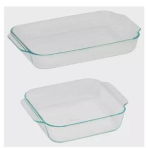 DESCRIPTION: (1) 2 PACK BAKEWARE BRAND/MODEL: PYREX RETAIL$: $20.00 EA SIZE: 3Q 2Q QTY: 1