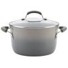 DESCRIPTION: (1) NONSTICK STOCKPOT BRAND/MODEL: RACHAEL RAY INFORMATION: GREY RETAIL$: $50.00 EA SIZE: 6 QT QTY: 1