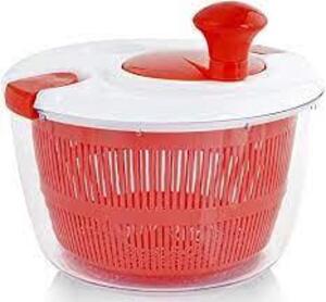 DESCRIPTION: (1) SALAD SPINNER BRAND/MODEL: ZULAY KITCHEN INFORMATION: RED RETAIL$: $22.99 EA SIZE: 15L QTY: 1