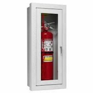 DESCRIPTION: (1) FIRE EXTINGUISHER HOLDER BRAND/MODEL: POTTER ROEMER INFORMATION: FULLY RECESSED RETAIL$: $122.99 EA QTY: 1