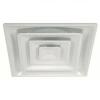 DESCRIPTION: (3) CEILING DIFFUSER BRAND/MODEL: PART NUMBER #4MJV3 INFORMATION: WHITE RETAIL$: $55.72 EA SIZE: 8IN DUCT SIZE SQUARE 4.5 IN DEPTH QTY: 3