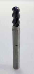 DESCRIPTION: (5) SOLID CARBIDE BALL END MILL BRAND/MODEL: NIAGARA N09522 RETAIL$: $57.50 EA SIZE: 1/4" 1/2" LOC QTY: 5