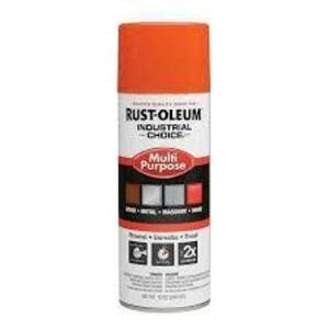 DESCRIPTION: (6) GENERAL PURPOSE SPARY PAINT BRAND/MODEL: RUST-OLEUM #1653830V INFORMATION: ORANGE RETAIL$: 7.2 SIZE: 12 OZ QTY: 6