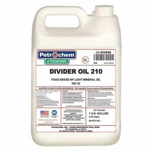 DESCRIPTION: (1) DIVIDER OIL BRAND/MODEL: PETROCHIEM #45VF82 RETAIL$: $60.86 EA SIZE: 1 GALLON QTY: 1