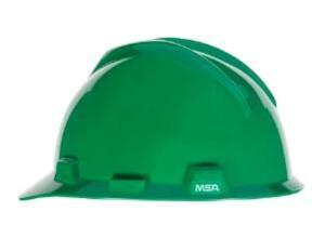 (8) MSA V-GARD HARD HATS