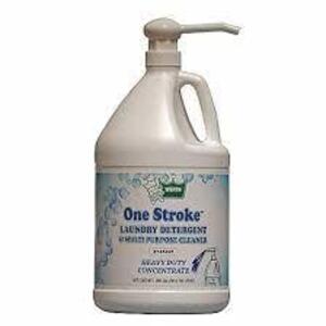 DESCRIPTION: (1) LAUNDRY DETERGENT AND MULTI PURPOSE CLEANER BRAND/MODEL: WERTH ONE STROKE #35YL25 RETAIL$: $40.00 EA SIZE: 1 GALLON QTY: 1