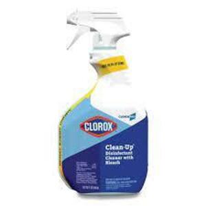 DESCRIPTION: (6) DISINFECTANT SPRAY BOTTLE BRAND/MODEL: CLOROX CLEAN UP RETAIL$: $14.96 EA SIZE: 1 QT QTY: 6