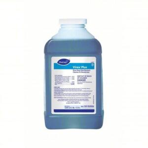 DESCRIPTION: (2) QAT CLEANER AND DISINFECTANT CONCENTRATE BRAND/MODEL: DIVERSEY #45DW78 RETAIL$: $363.00 TOTAL SIZE: 2.5 L QTY: 2