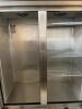 ECONOMY SERIES 2-DOOR STAINLESS STEEL SOLID DOOR REACH-IN FREEZER - 4