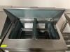 2-DRAWER STAINLESS STEEL SANDWICH PREP TABLE - 3