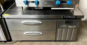 48" CHEF BASE WITH 2-DRAWERS