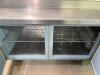 3-DOOR STAINLESS STEEL PIZZA PREP TABLE - 2
