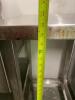 2-TIER STAINLESS STEEL DRINK STATION WITH STAINLESS UNDERSTORAGE AND WELDED LEGS - 5