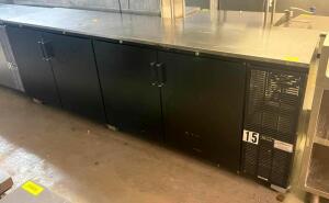 108" 4-DOOR BACK BAR KEG COOLER