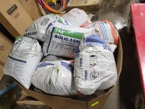 (1) PALLET OF APPROX (25) BAGS OF OIL ABSORBENTS