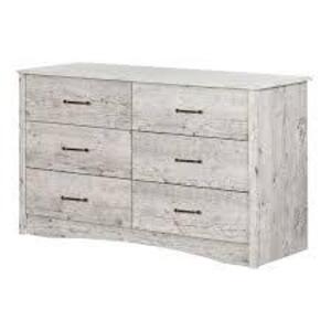 (1) STANDARD DRESSER, DOUBLE DRAWER