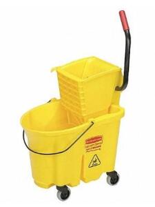 DESCRIPTION (1) ABILITY ONE PLASTIC MOP BUCKET BRAND/MODEL 7920-01-343-3776 ADDITIONAL INFORMATION YELLOW/CAPACITY: 8-3/4 GAL/RETAILS AT $203.84 SIZE