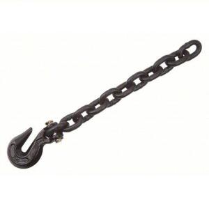 DESCRIPTION: (1) CHAIN WITH HOOKSBRAND/MODEL: PEERLESS #48RR09INFORMATION: ALLOY STEELRETAIL$: $191.00 EASIZE: 3/8" TRADE SIZE, 7,100 LB WORKING LOAD LIMIT, 20' LENGTHQTY: 1