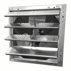 (1) SHUTTER MOUNT EXHAUST FAN