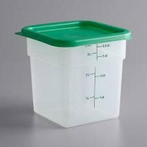 (2) SETS OF (3) COMMERICAL GRADE FOOD STROAGE CONTAINER AND LID