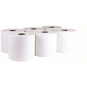 DESCRIPTION: (1) CASE OF (6) PAPER TOWEL ROLLBRAND/MODEL: TOUGH GUY #60FG13INFORMATION: WHITERETAIL$: $110.39 EASIZE: 7 7/8 in Roll Wd, 1,000 ftQTY: 1