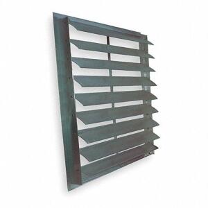 (1) BACKDRAFT DAMPER WALL SHUTTER