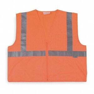 (1) CASE OF (50) HIGH VISIBILITY VEST