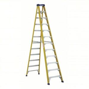 DESCRIPTION: (1) STEPLADDER BRAND/MODEL: WESTWARD/WW-3410-12 INFORMATION: 375LB LOAD CAPACITY RETAIL$: $481.04 SIZE: 12' LADDER SIZE QTY: 1