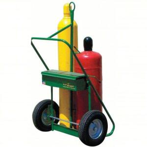 DESCRIPTION: (1) WELDING CYLINDER HAND TRUCK BRAND/MODEL: 5WXE8 INFORMATION: 2 CYLINDER CAPACITY RETAIL$: $921.83 QTY: 1