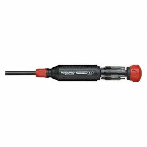 DESCRIPTION: (4) MULTI-BIT SCREWDRIVER BRAND/MODEL: MEGAPRO INFORMATION: RED AND BLACK RETAIL$: $28.74 EA SIZE: #1/#2/#5.5/T10/T15/T20/T25/T27/T30/T40