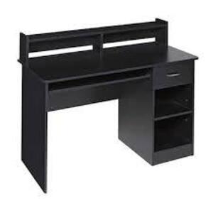 DESCRIPTION: (1) ESSENTIAL COMPUTER DESK BRAND/MODEL: ONESPACE #50-LD0105 INFORMATION: BLACK RETAIL$: $157.95 EA QTY: 1