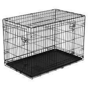 DESCRIPTION: (1) TWO DOOR DOG TRAINING CRATE BRAND/MODEL: VIBRANT LIFE RETAIL$: $65.00 EA SIZE: 48X29X31 QTY: 1