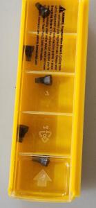 DESCRIPTION: (20) "K-LOCK" CARBIDE PROFILING INSERTS BRAND/MODEL: KENNAMETAL RCMK23 KC5010 RETAIL$: 19.63 PER INSERT QTY: 20