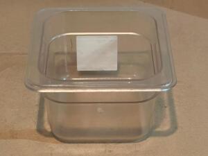 (15) 1/6 SIZE PLASTIC INSERTS