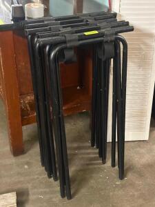 (5) COLLAPSIBLE TRAY STANDS