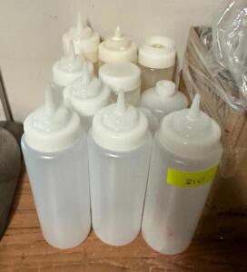 (10) CONDIMENT SQUIRT BOTTLES