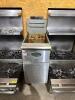 DESCRIPTION: 40 LB NATURAL GAS STAINLESS FLOOR FRYER- 90,000 BTU BRAND/MODEL: MAIN STREET EQUIPMENT 541FF40N INFORMATION: BTU: 90,000 GAS: NATURAL SIZ - 7