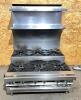 DESCRIPTION: 36" STEP-UP GAS COUNTERTOP RANGE W/ (6) BURNERS SIZE: 36" X 36" QTY: 1 - 8