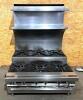 DESCRIPTION: 36" STEP-UP GAS COUNTERTOP RANGE W/ (6) BURNERS SIZE: 36" X 36" QTY: 1 - 11