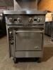 DESCRIPTION: 4-BURNER GAS RANGE W/ STANDARD OVEN BRAND/MODEL: JADE RANGE JBR-4-24 INFORMATION: GAS: NATURAL SIZE: 24" QTY: 1 - 9