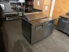 DESCRIPTION: 48" SANDWICH/SALAD PREP TABLE W/ REFRIGERATED BASE ON CASTERS BRAND/MODEL: TRUE TSSU-48-10 INFORMATION: VOLTS: 115 HZ: 60 PHASE: 1 AMPS: - 4