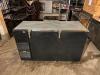 DESCRIPTION: 60" SOLID BLACK 2-DOOR BACK BAR COOLER BRAND/MODEL: GLASTENDER BB60-L1-BNH INFORMATION: VOLTS: 115 HZ: 60 PHASE: 1 SIZE: 60" QTY: 1 - 3