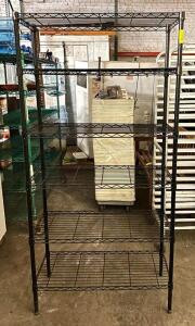 DESCRIPTION: 6-TIER WIRE SHELVING UNIT SIZE: 36" X 16" X 72" QTY: 1