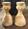 DESCRIPTION: (2) 26" DECORATIVE PEDESTALS (HEAVY) QTY: 2