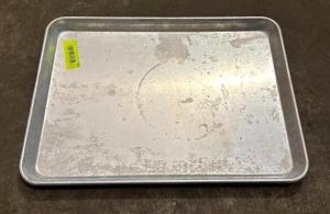 DESCRIPTION: (12) 1/2 SIZE STAINLESS SHEET PANS SIZE: 18" X 13" QTY: 12