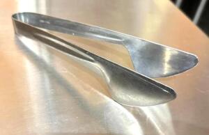 DESCRIPTION: (8) 8" STAINLESS SERVING TONGS QTY: 8