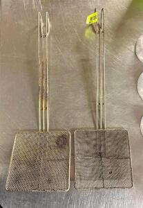 DESCRIPTION: (2) FINE MESH FRYER SKIMMER QTY: 2